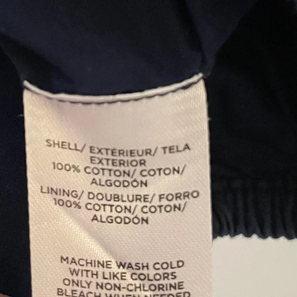 LOFT Eyelet Side Tie Pleated Bubble Top Medium Petite - Picture 6 of 6